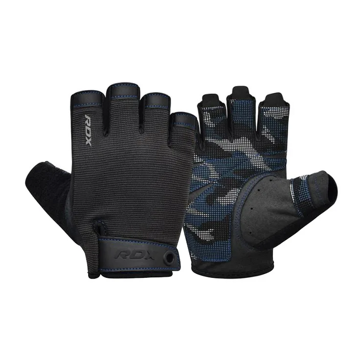 Рукавички RDX T2 Half Синій S