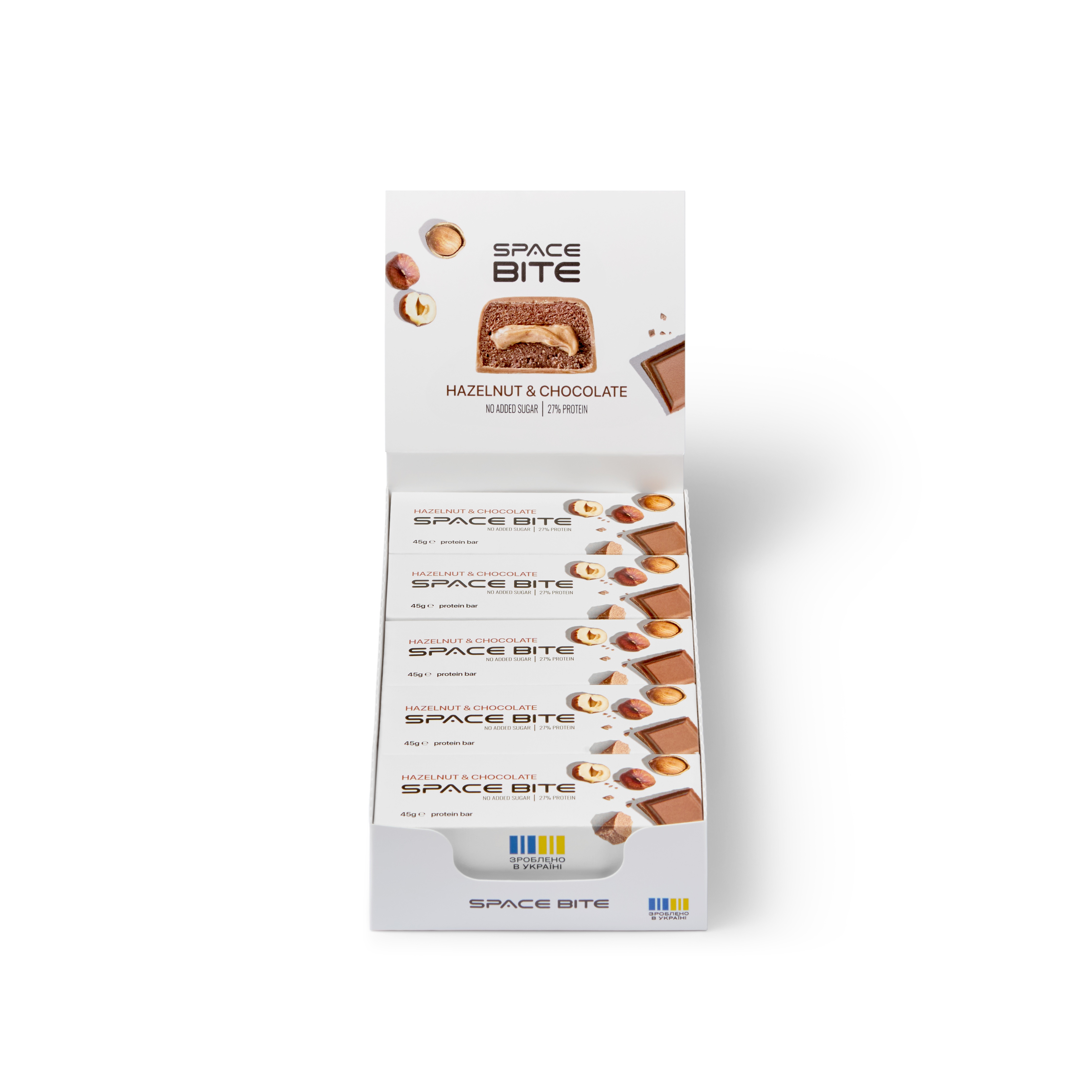 Батончик SPACE BITE - 45 г Фундук і шоколад