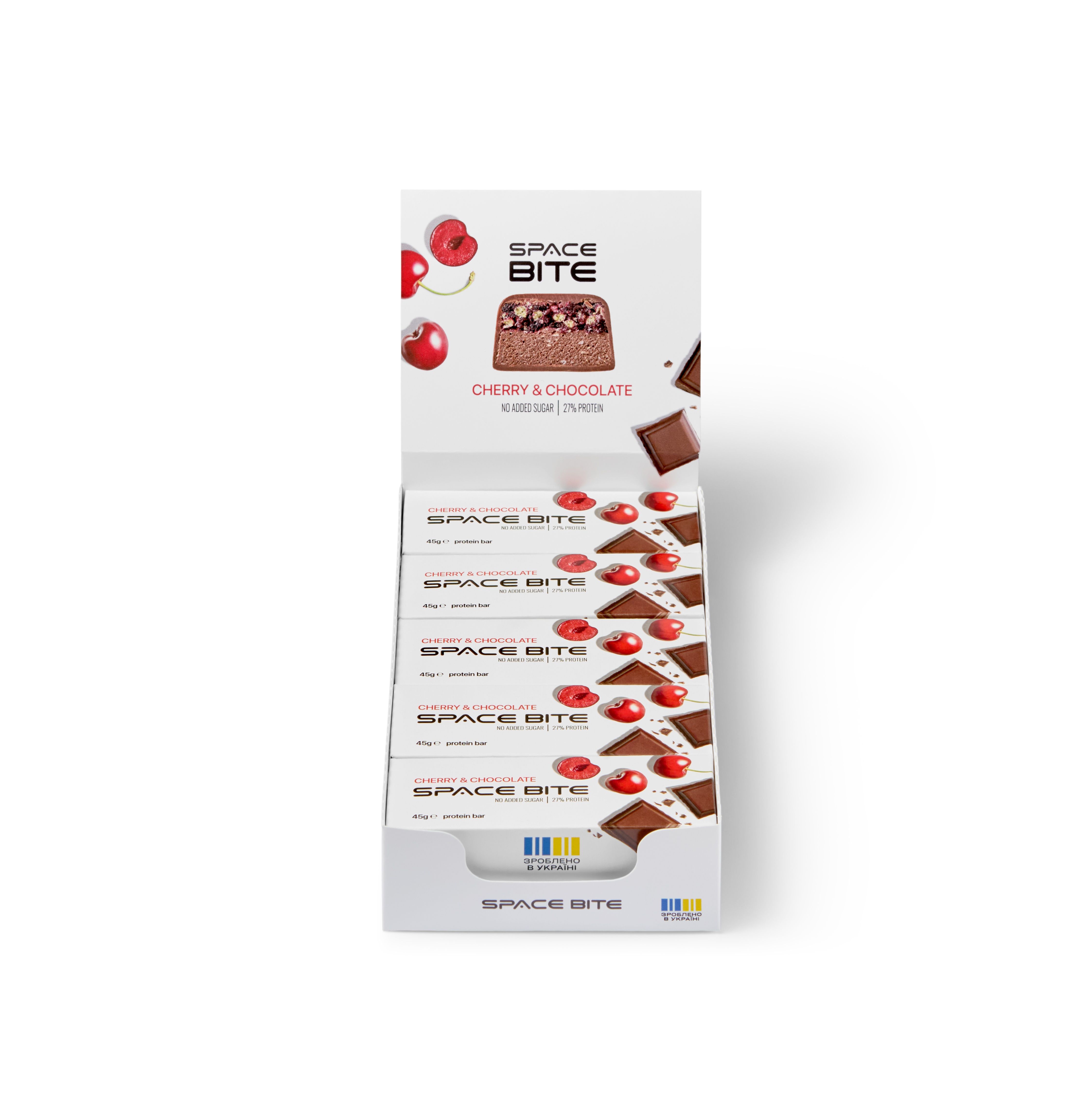 Батончик SPACE BITE - 45 г Вишня і шоколад