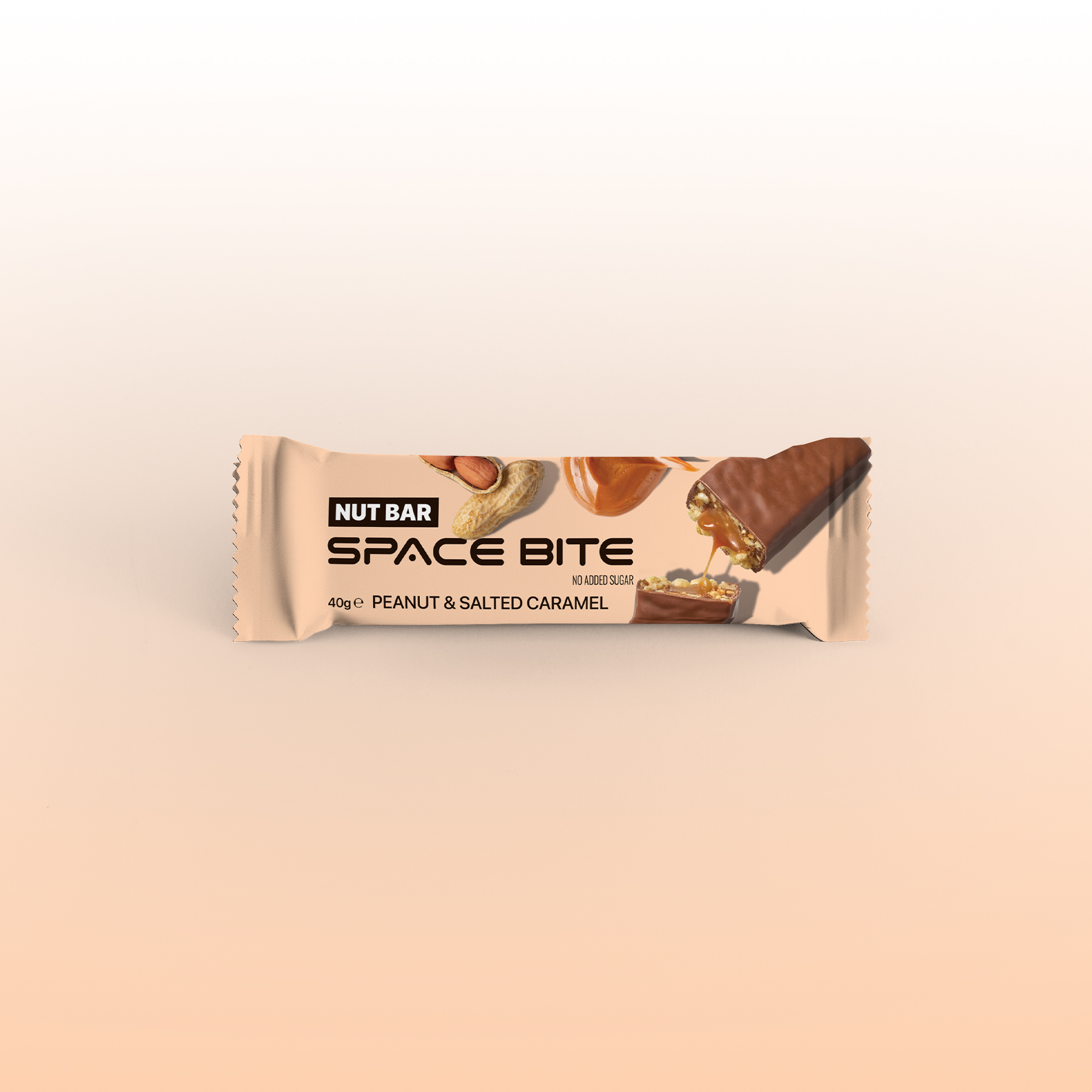 Батончик SPACE BITE Nut Bar - 40 г Арахіс і солона карамель