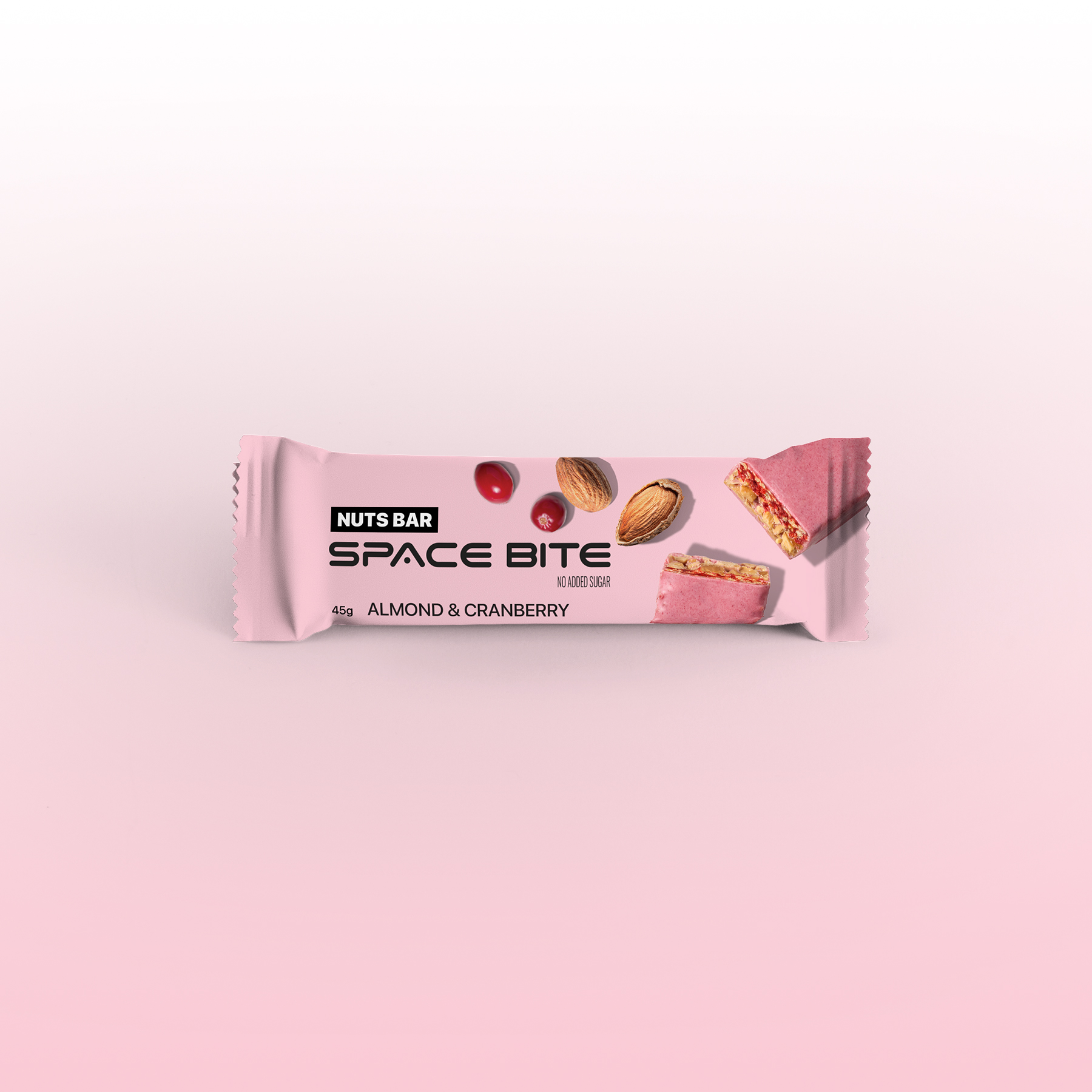 Батончик SPACE BITE Nut Bar - 40 г Мигдаль і журавлина