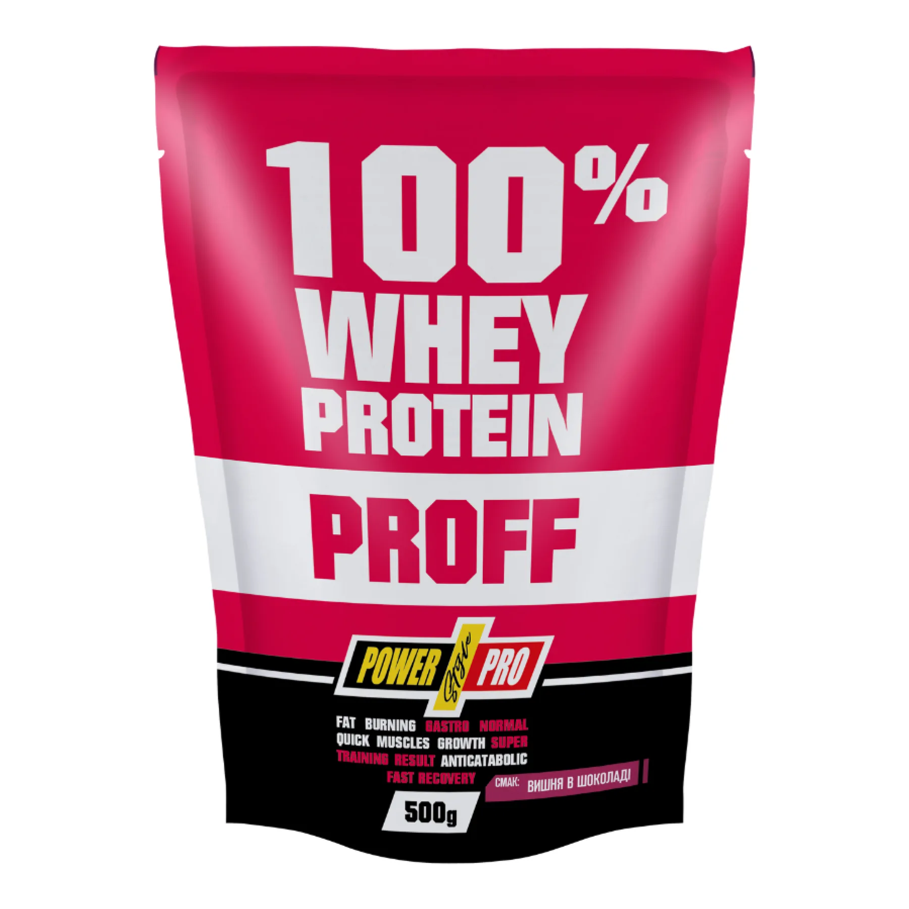 100% Whey Protein Proff - 500 г шоколад вишня