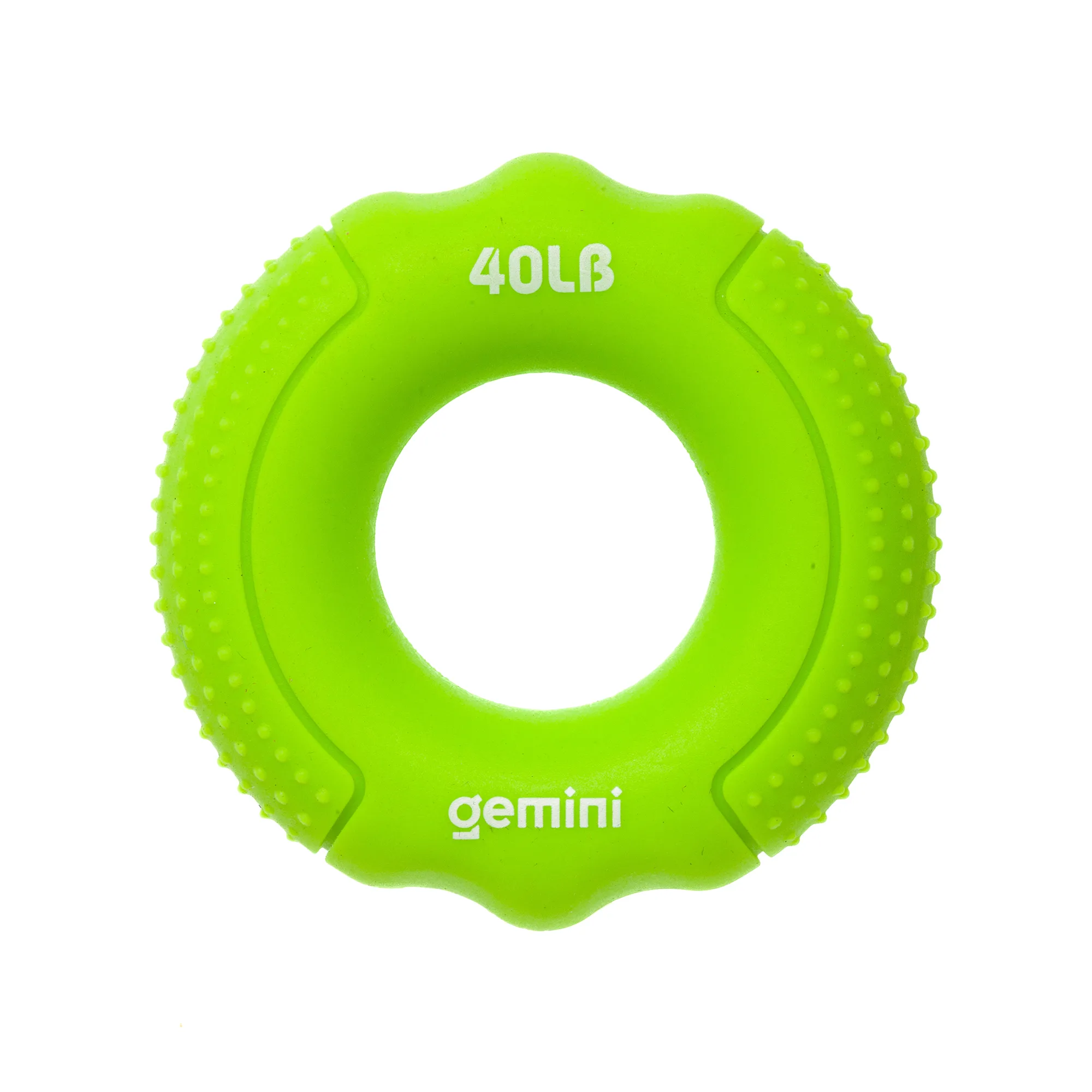 Еспандер кистьовий кільце силікон навантаження 18 кг зелений