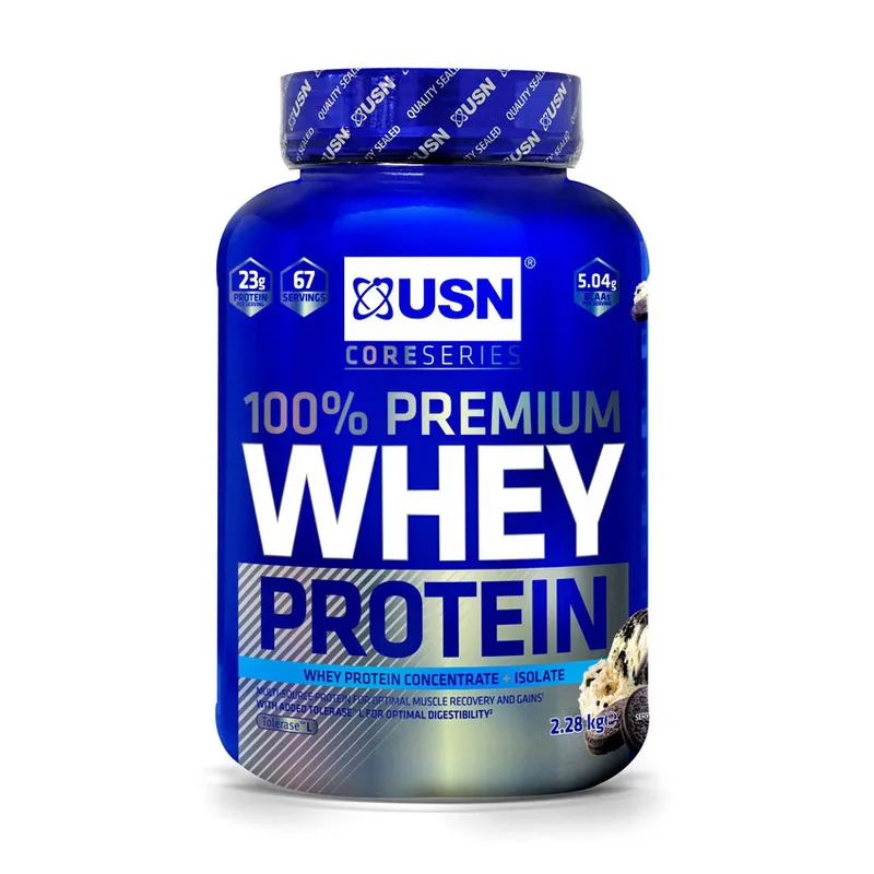 100% Premium Whey Protein - 2,28 кг печиво та крем