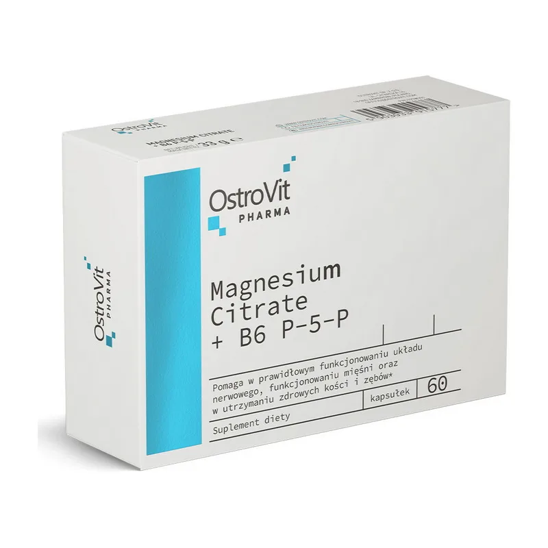 Magnesium Citrate + B6 P-5-P - 60 капсул