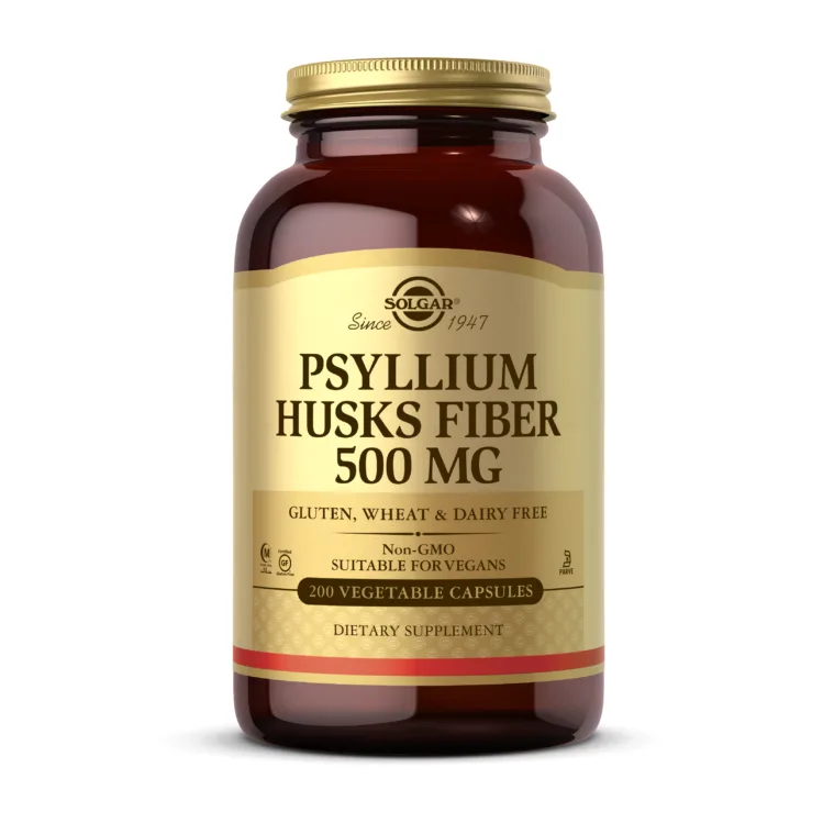 Psyllium Husks Fiber 500 мг - 200 капсул