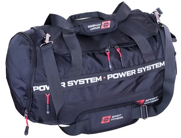 Сумка спортивна Power System PS-7012 Gym Bag-Dynamic Black/Red (38 л)