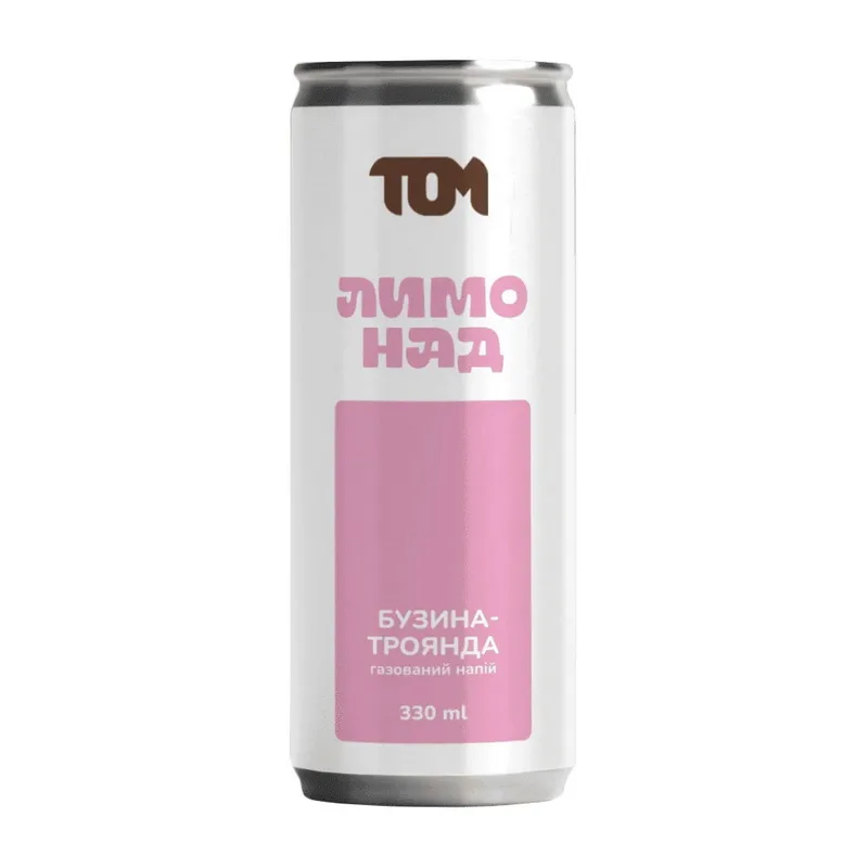 Лимонад - 330 мл бузина троянда