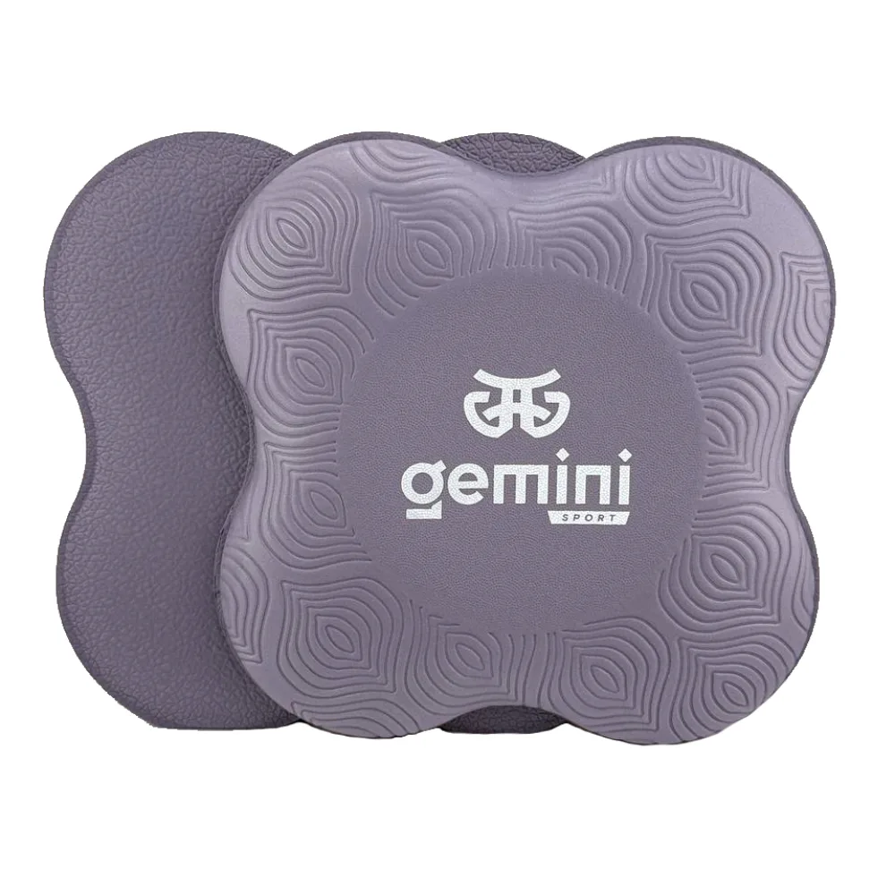 Підставка під коліно та лікоть для йоги та фітнесу 2 шт сірий