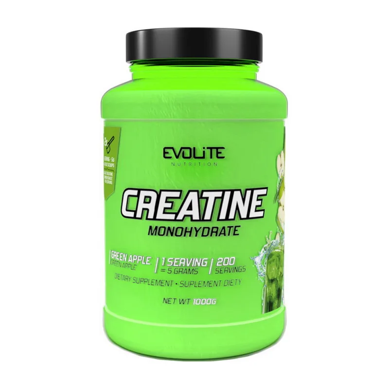 Creatine Monohydrate - 1 кг зелене яблуко