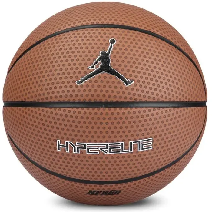 М'яч баскетбольний Nike JORDAN HYPER ELITE 8P DARK AMBER/BLACK/METALLIC SILVER/BLACK розмір 7 J.KI.00.858.07 (оригінал)