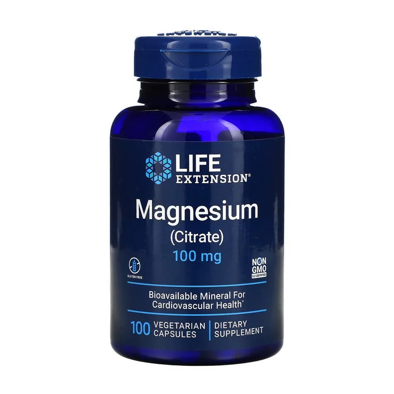 Magnesium (Citrate) 100 мг - 100 капсул