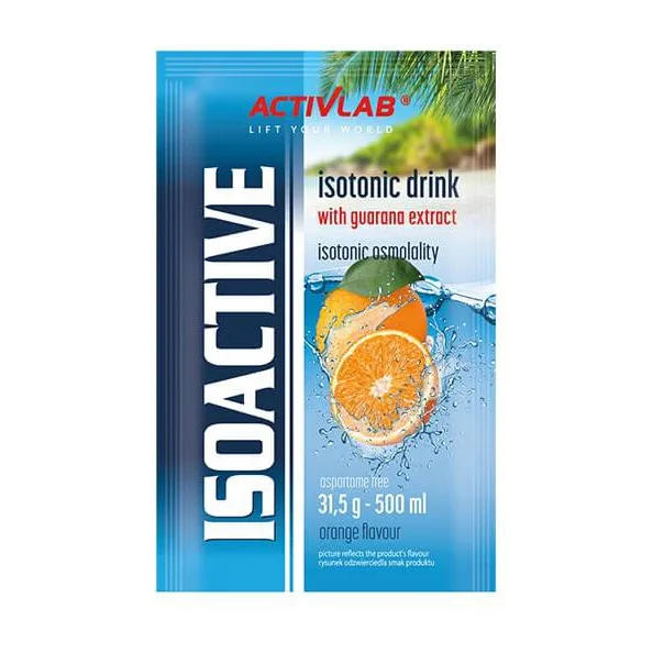Isoactive Isotonic Drink - 31,5 г Апельсин