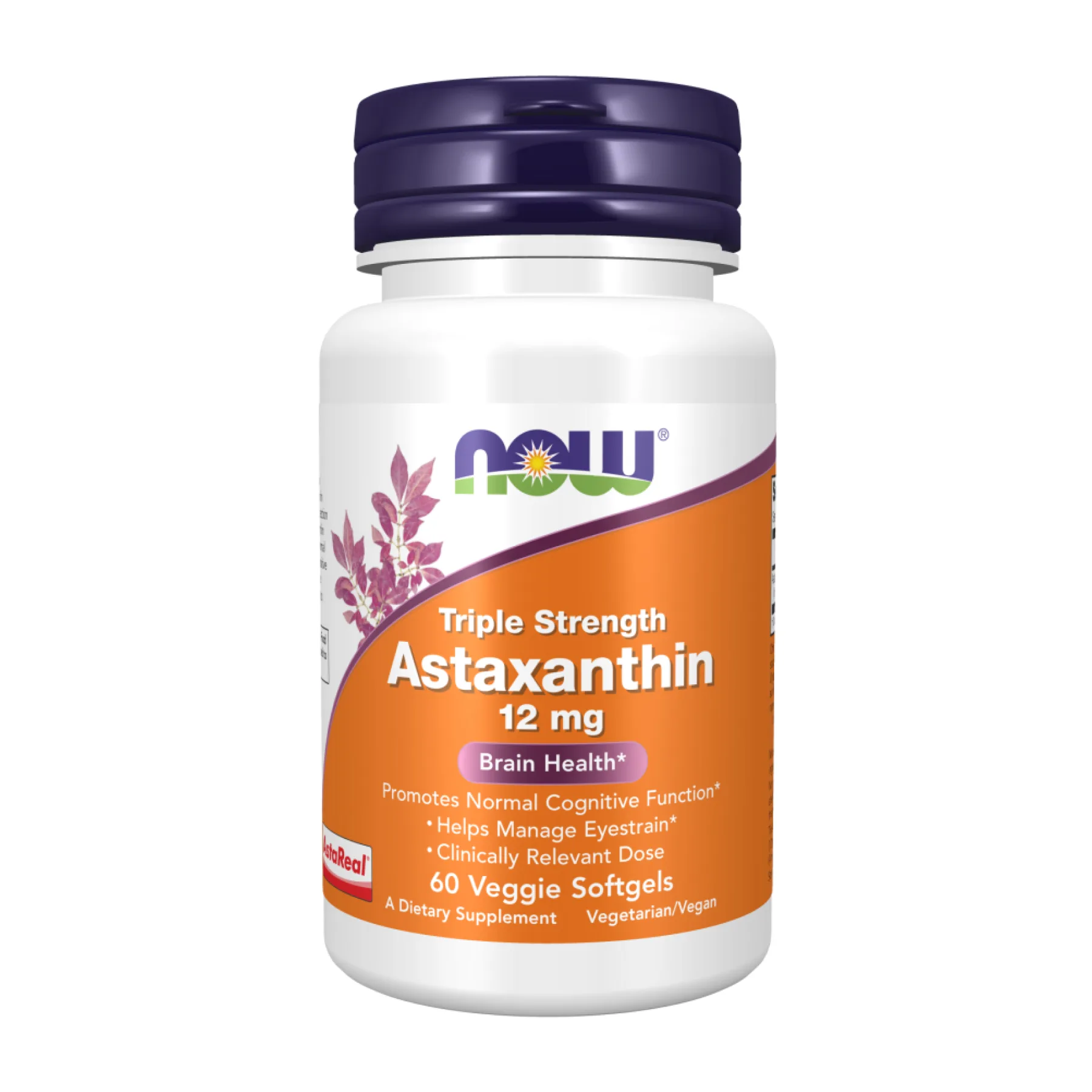 Astaxanthin 12 мг потрійної сили - 60 вег софтгелів