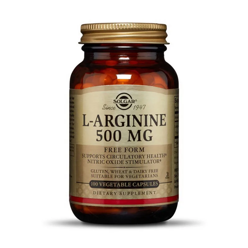 L Arginine - 500 мг 100 вегетаріанських капсул