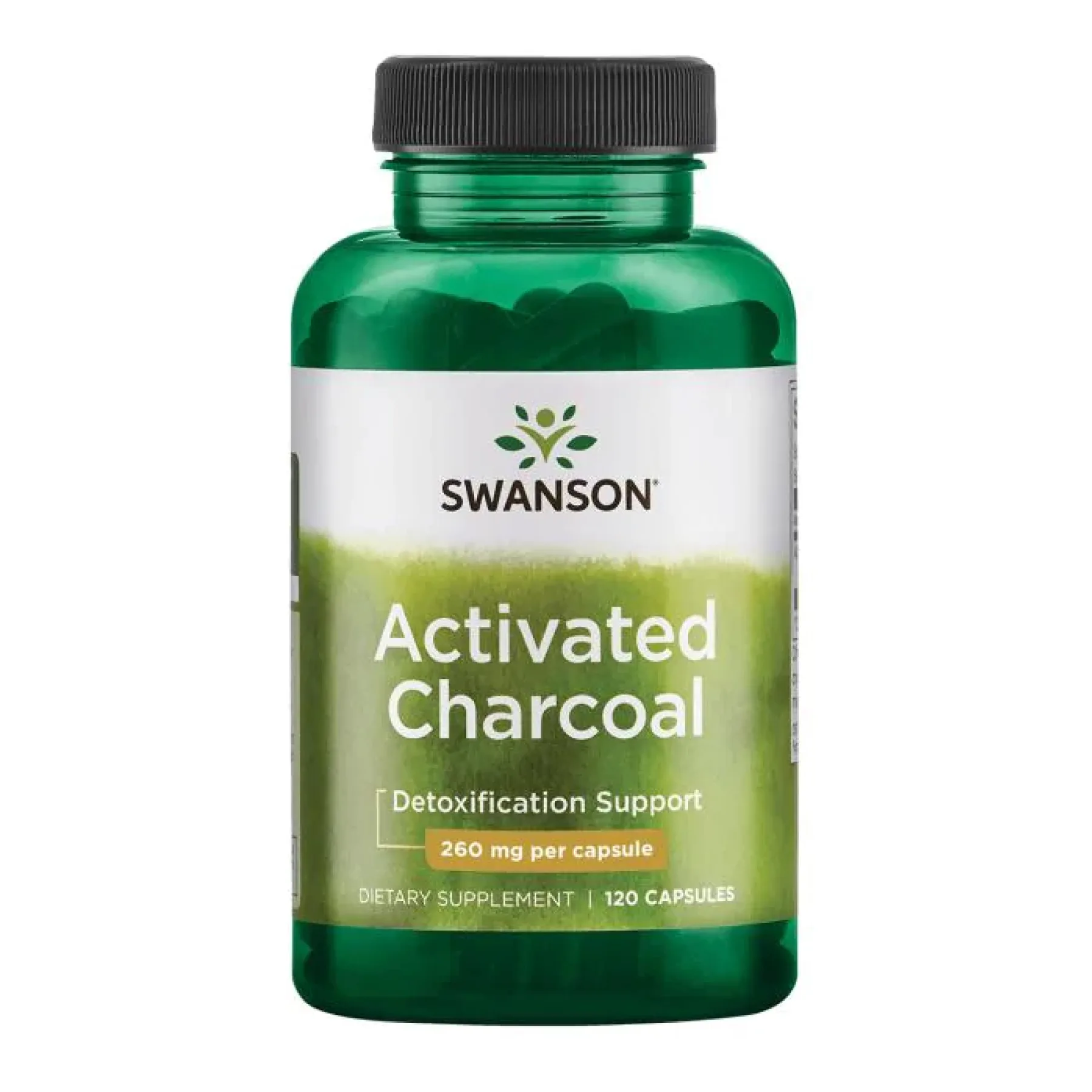 Activated Charcoal 260 мг - 120 капсул