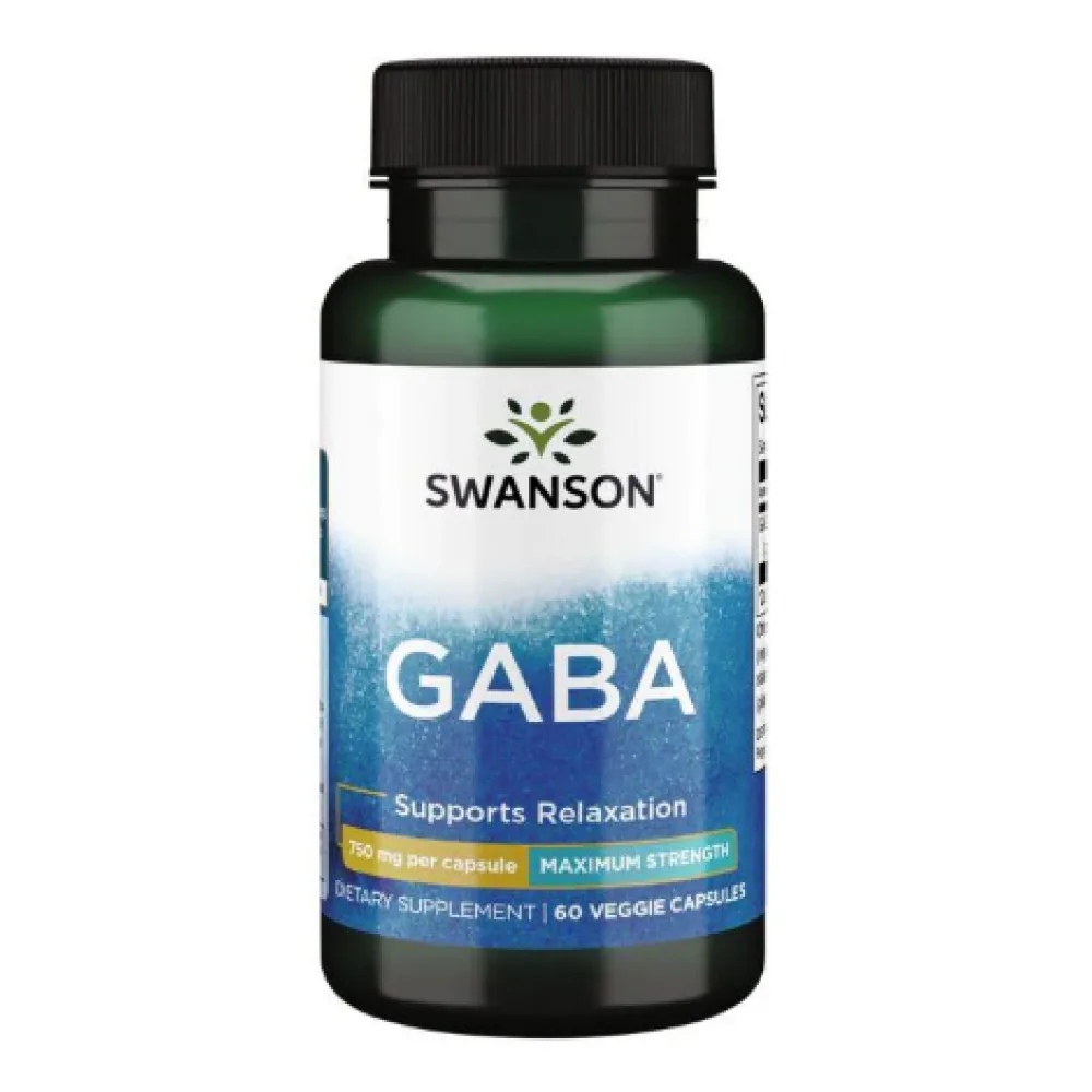 GABA Maximum Strength 750 мг - 60 капсул