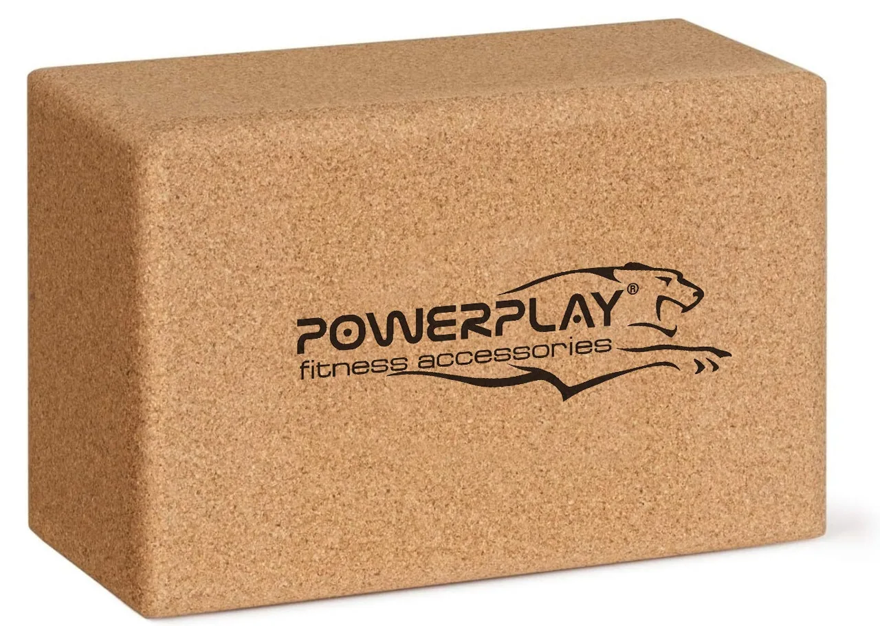 Yoga Block PowerPlay PP_4006 Cork Yoga Block (1 pc.)