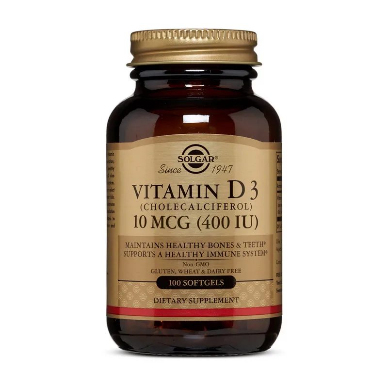 Vitamin D3 10 мкг 400 IU - 100 софтгель