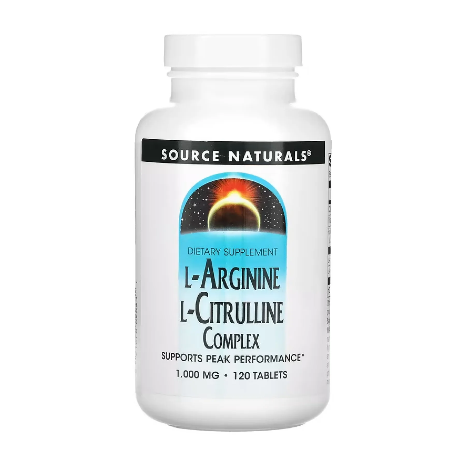 L-Arginine L-Citrulline Complex 1000 мг - 120 таблеток