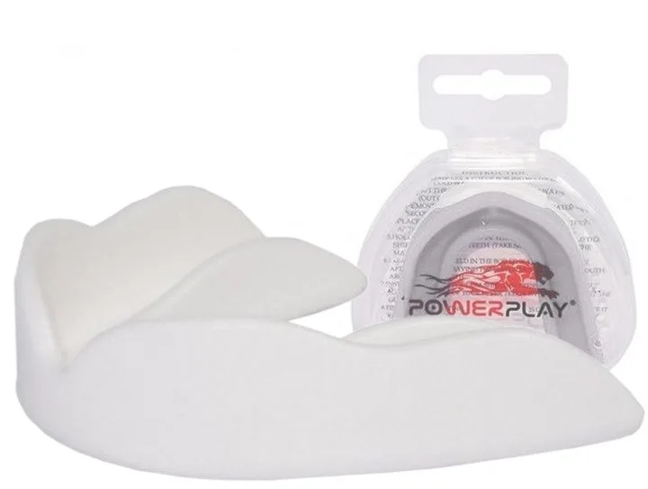 Капа боксерська PowerPlay 3309 SR доросла (вік 11+) біла