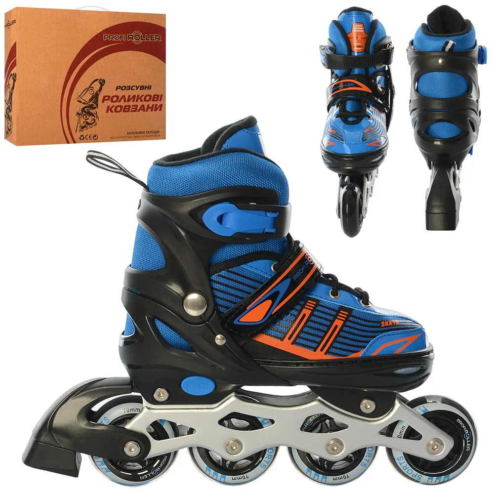 Ролики Profi Roller A 4139-M-BL розмір 35-38 синій