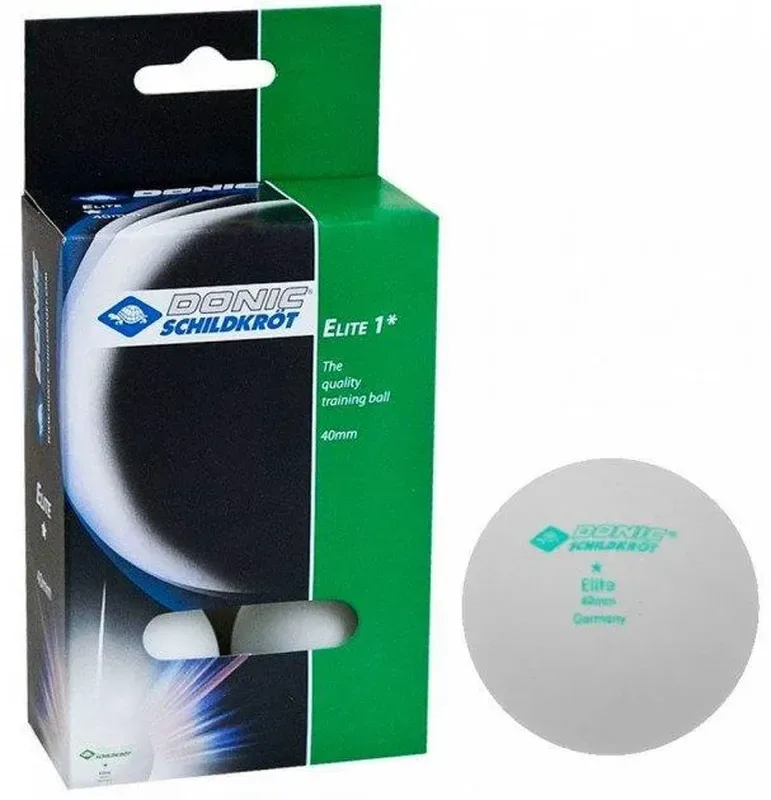 Кульки для настільного тенісу Donic Ball Elite 1* Poly 40+ 618015