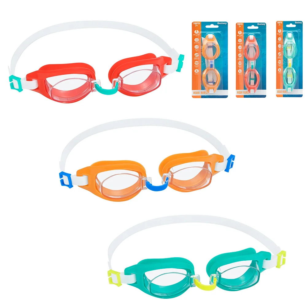 Окуляри для плавання Bestway 7+ 21049 помаранчевий