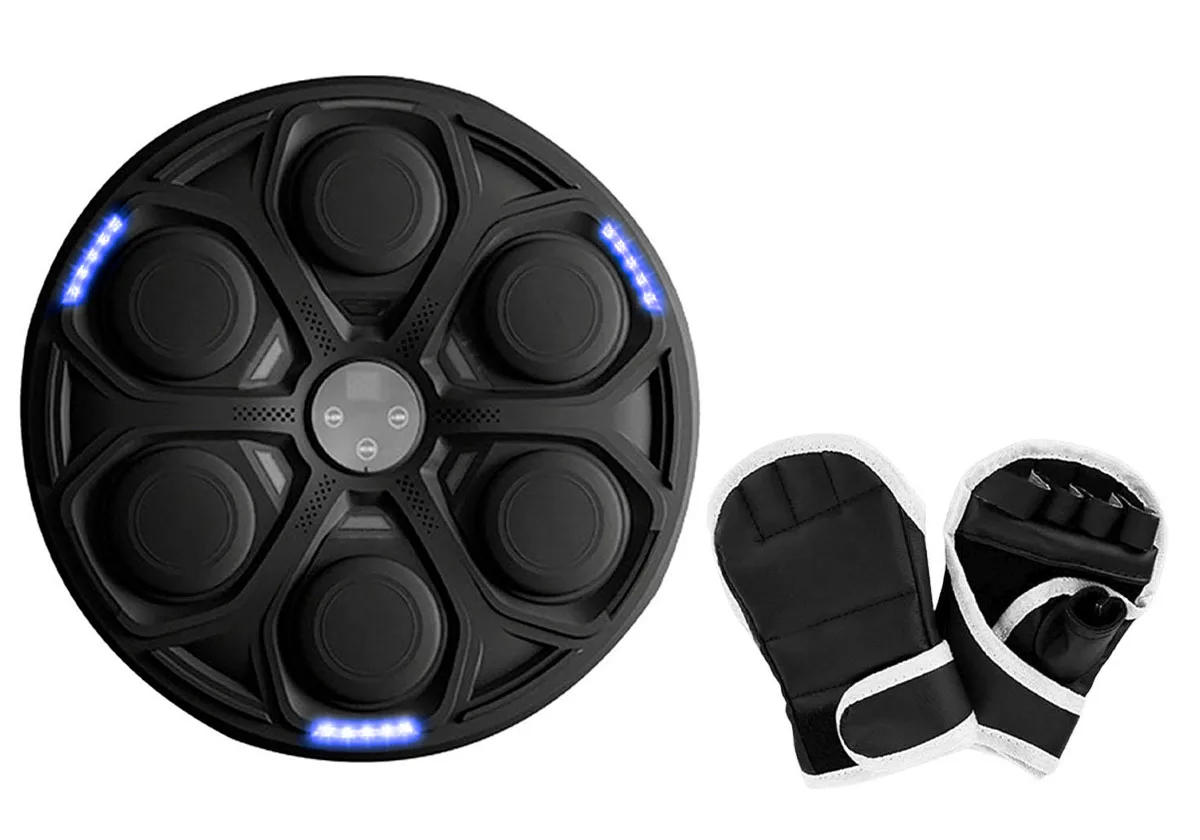 Настенный боксерский тренажер EasyFit музыкальная электронная мишень для бокса с перчатками