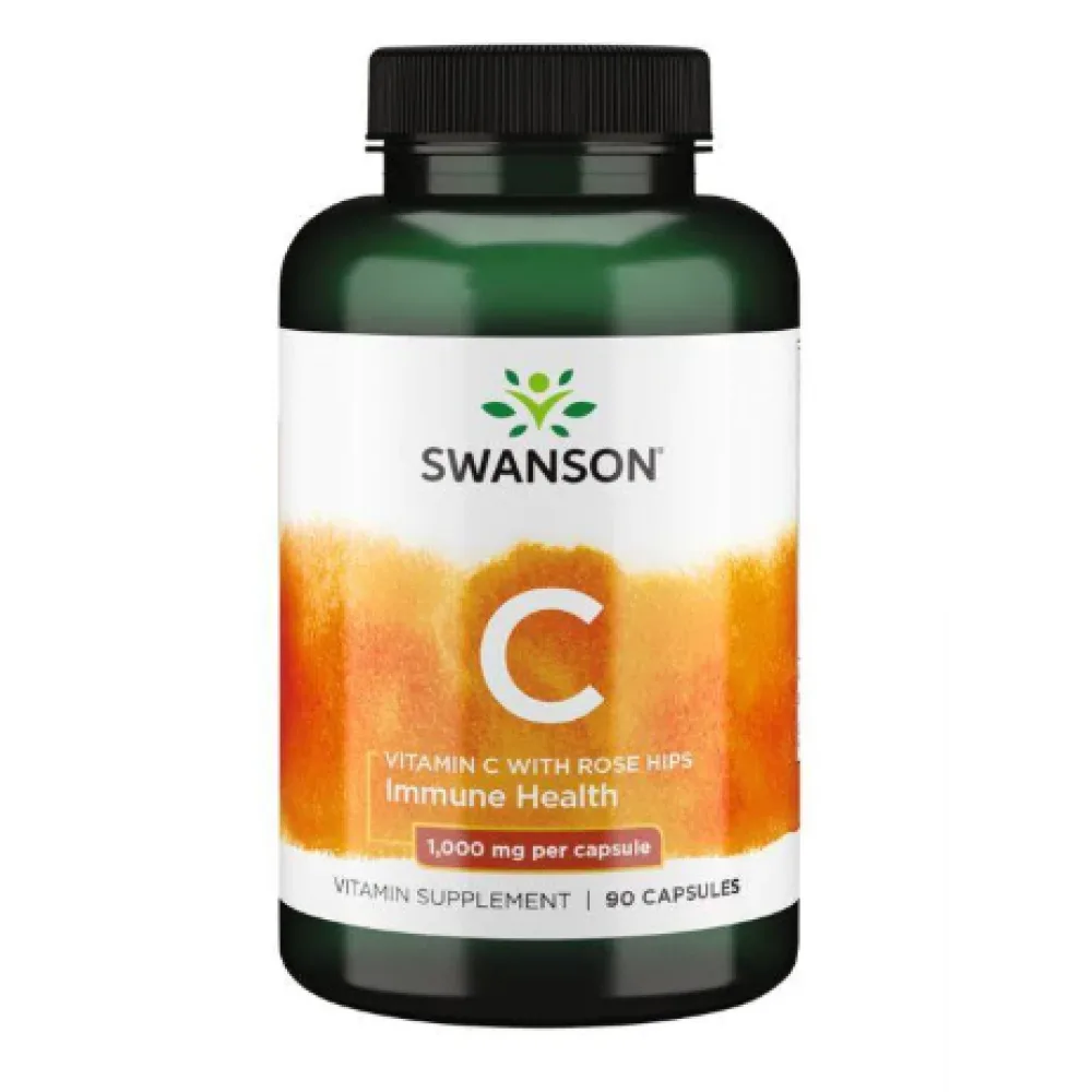 Vitamin C with Rose Hips 1000 мг - 90 капсул (До 12.26)