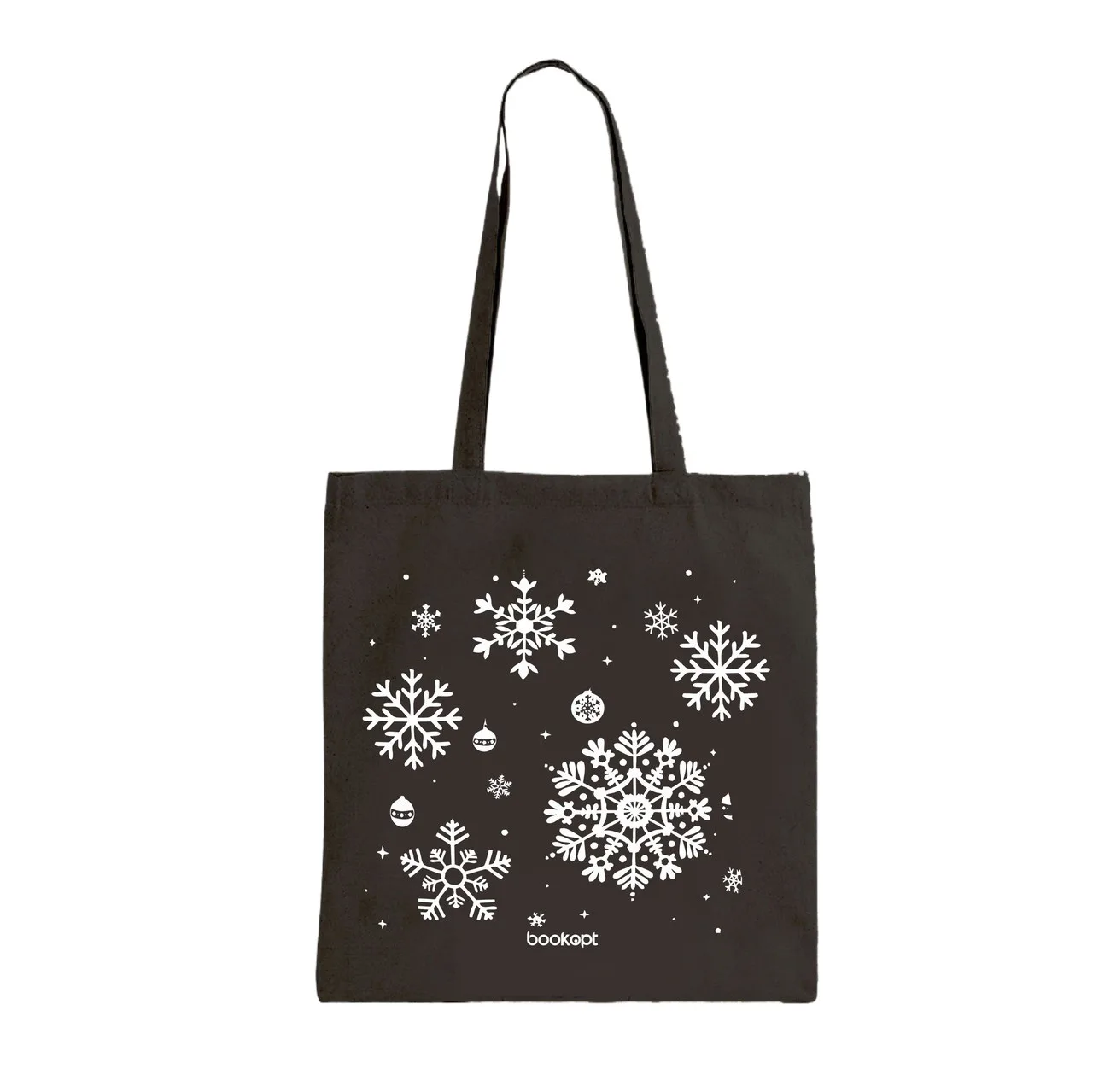 Екошопер BookOpt BK4041 сніжинки чорний