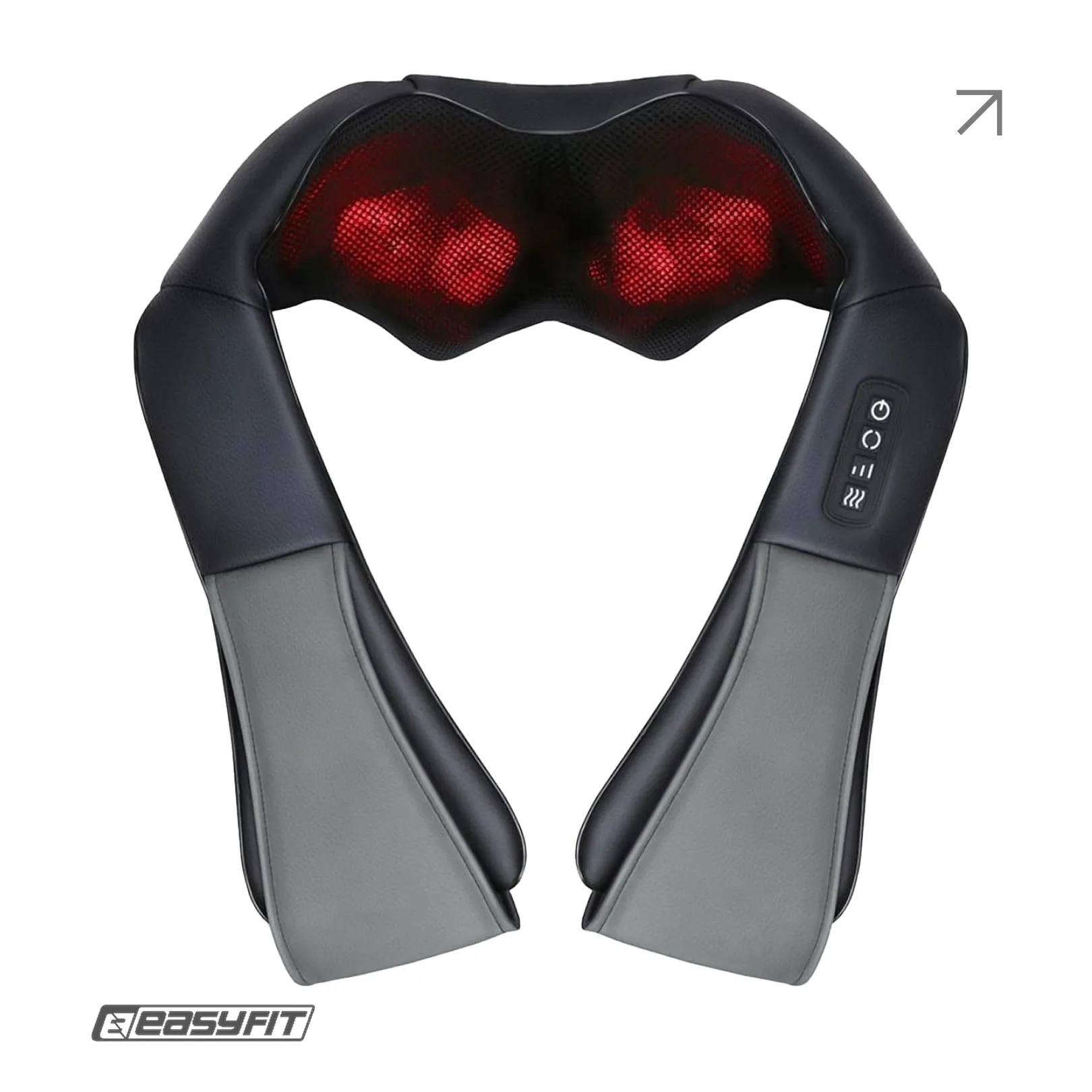 Масажер для шиї EasyFit Shiatsu (роликовий шиацу-масаж плечей і тіла)