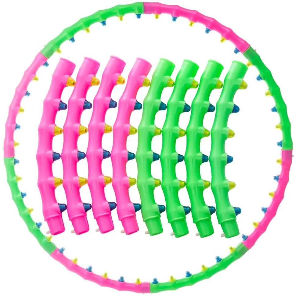 Massage Hula Hoop Hula Hoop 8 sections - 1 kg - 100 cm