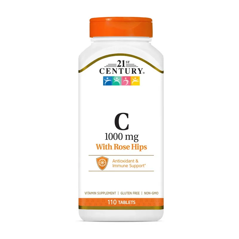 Vitamin C-1000 мг with rose hips - 110 таблеток
