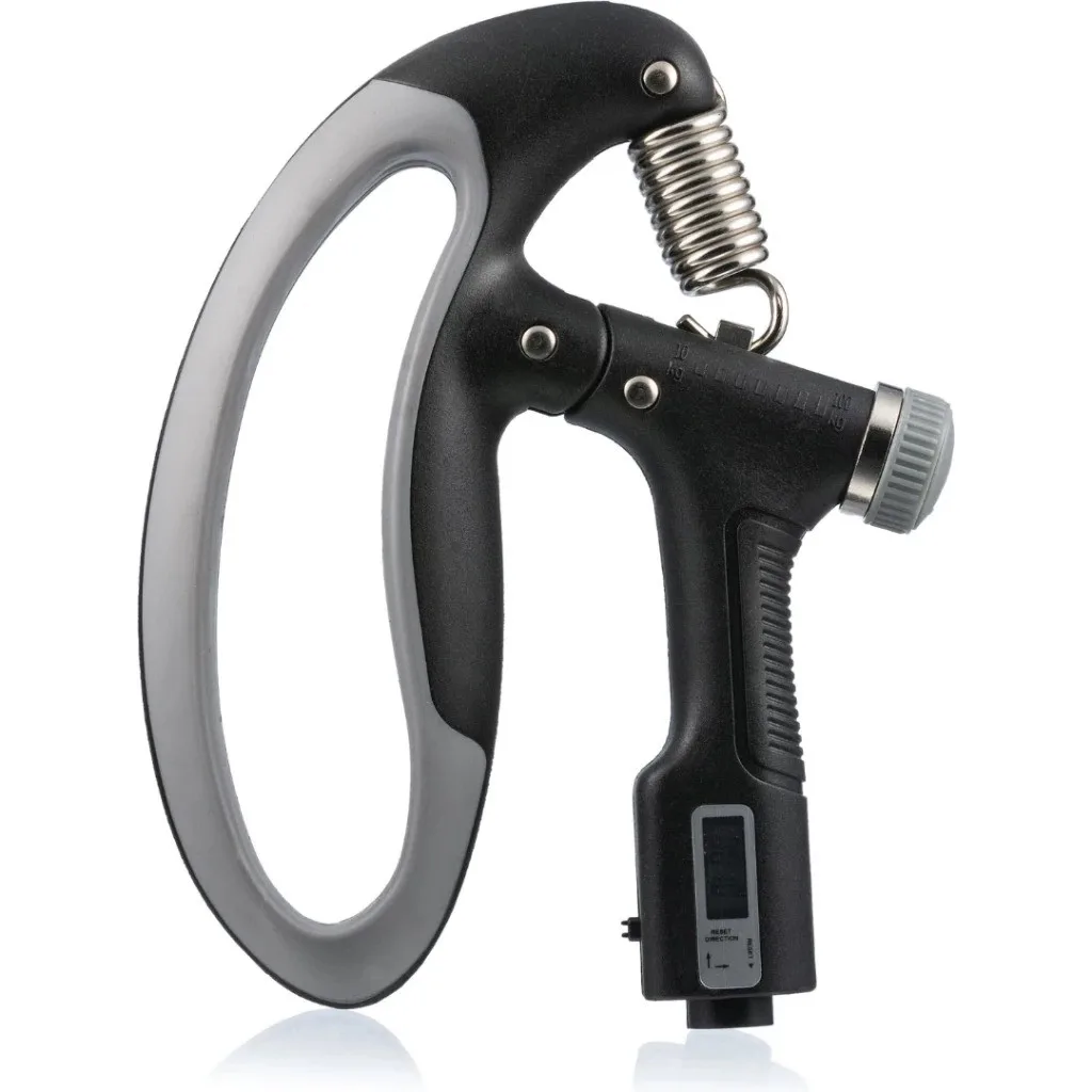 Еспандер кистьовий з лічильником PowerPlay PP-4403 з регульованим навантаженням 10-100 кг. чорний