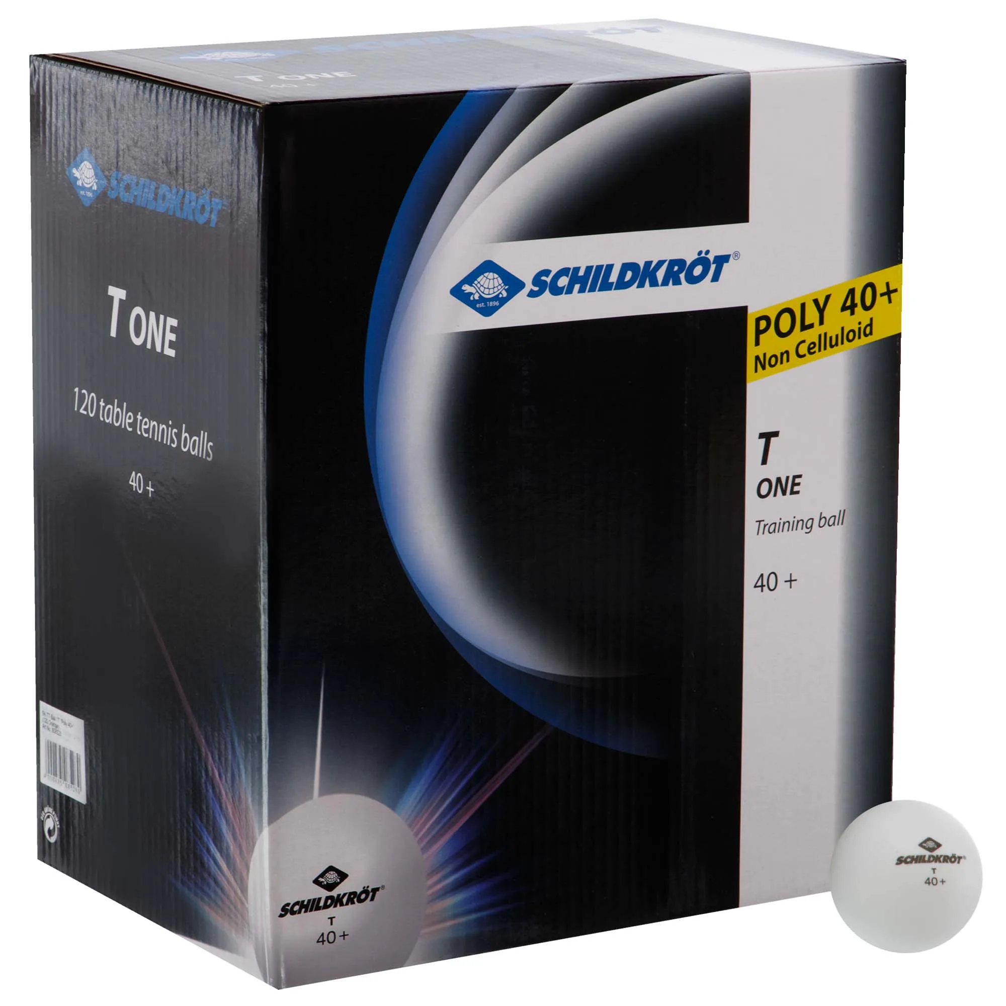 Набір кульки для настільного тенісу Donic T ONE POLY 40+ Білий 120 шт