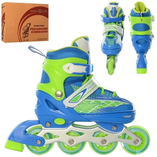 Ролики Profi Roller A 4140-M-BL розмір 35-38 синій