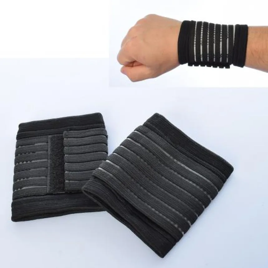Elastic wrist support with fixator
