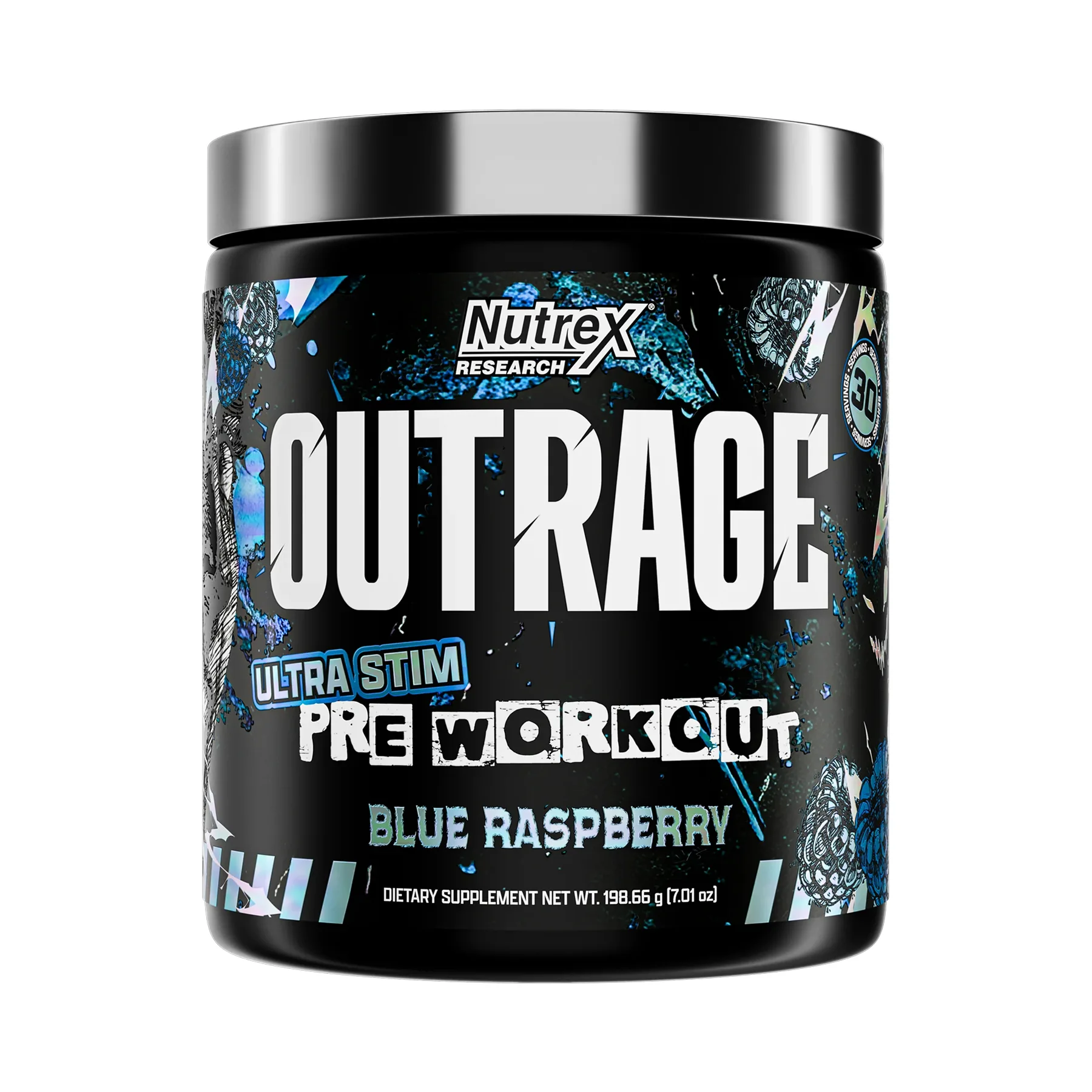 Outrage 30 serv Блю Распберрі
