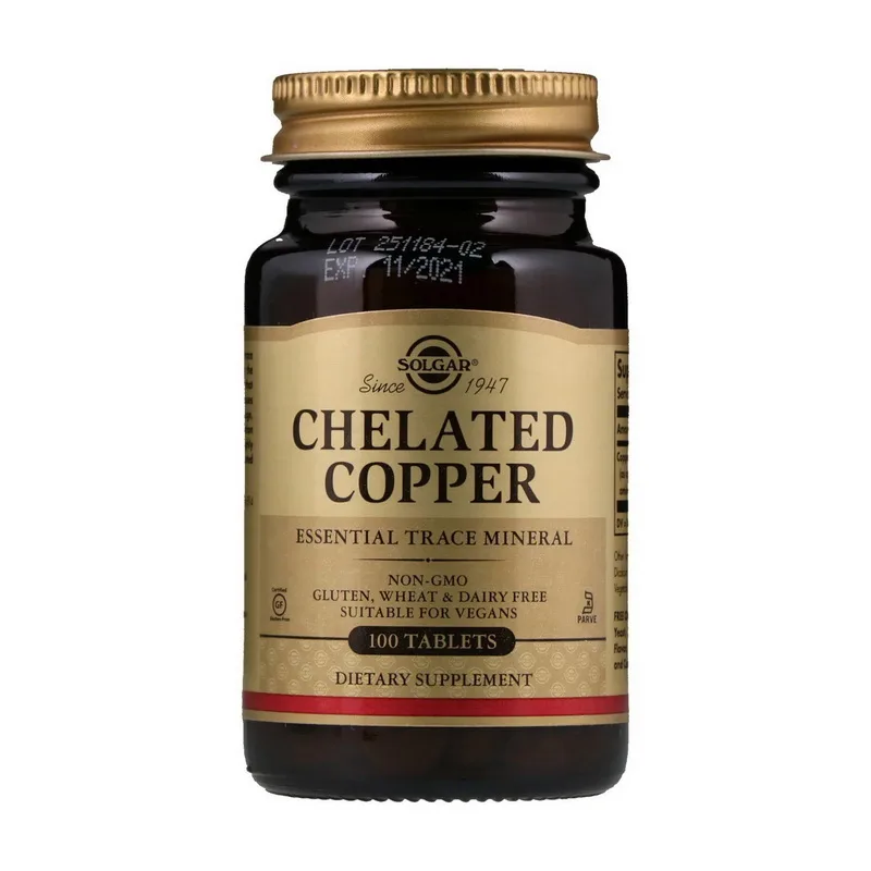 Chelated Copper - 100 таблеток