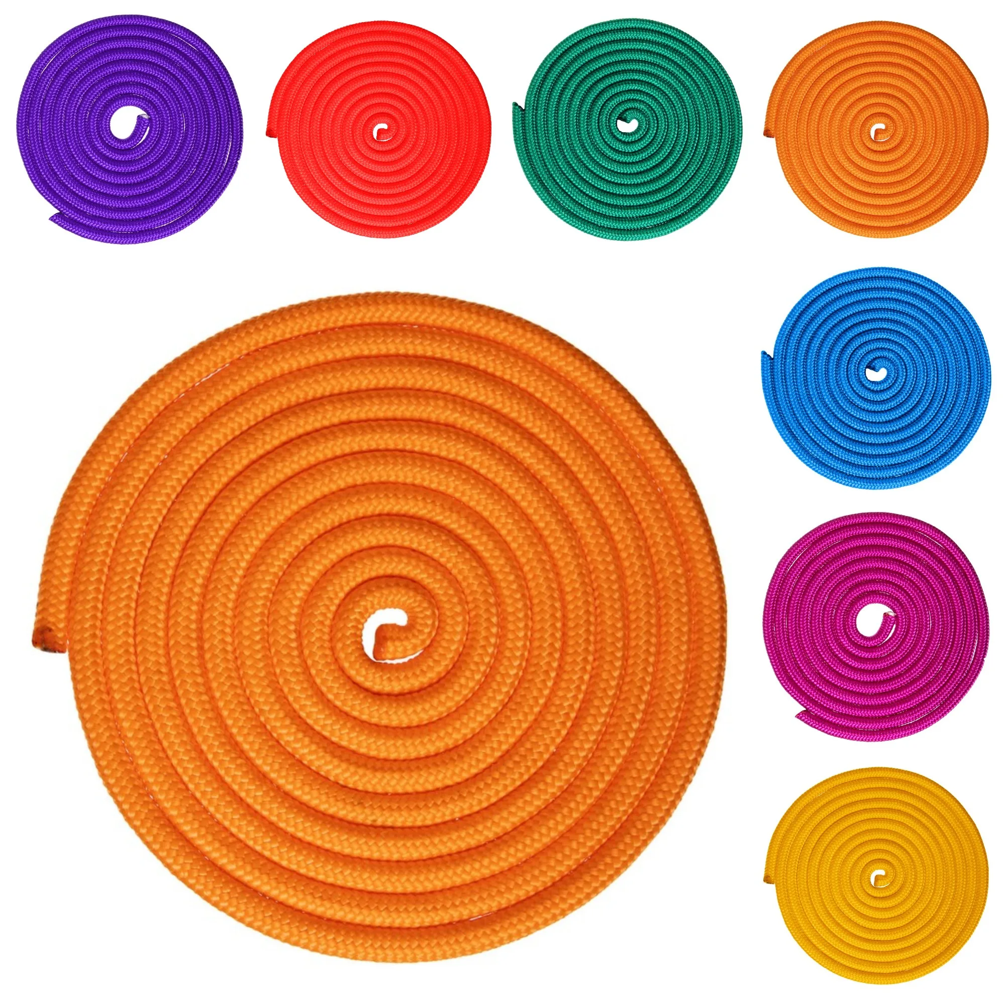 Rhythmic gymnastics rope green