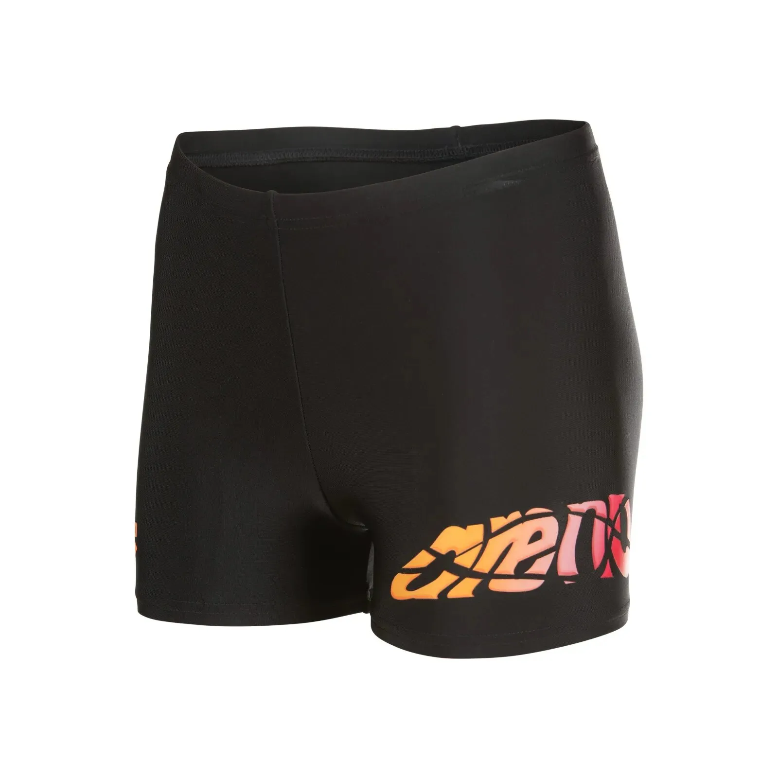 Плавки боксери для хлопчиків Arena LETTERING SWIM SHORT чорні 010864 500 оригінал 152 см