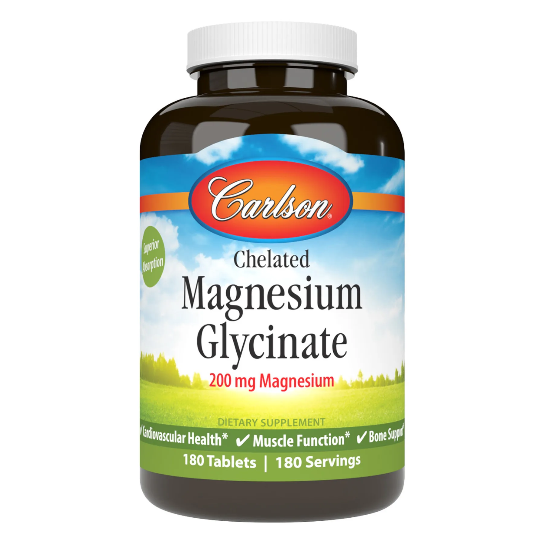 Chelated Magnesium Glycinate - 180 таблеток