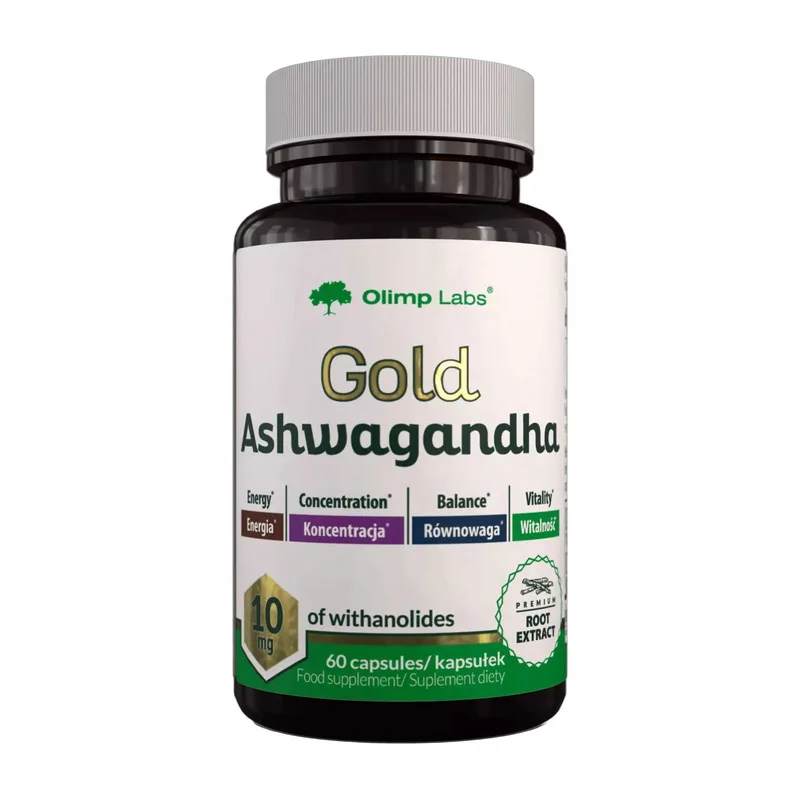 Gold Ashwagandha 10 мг - 60 капсул