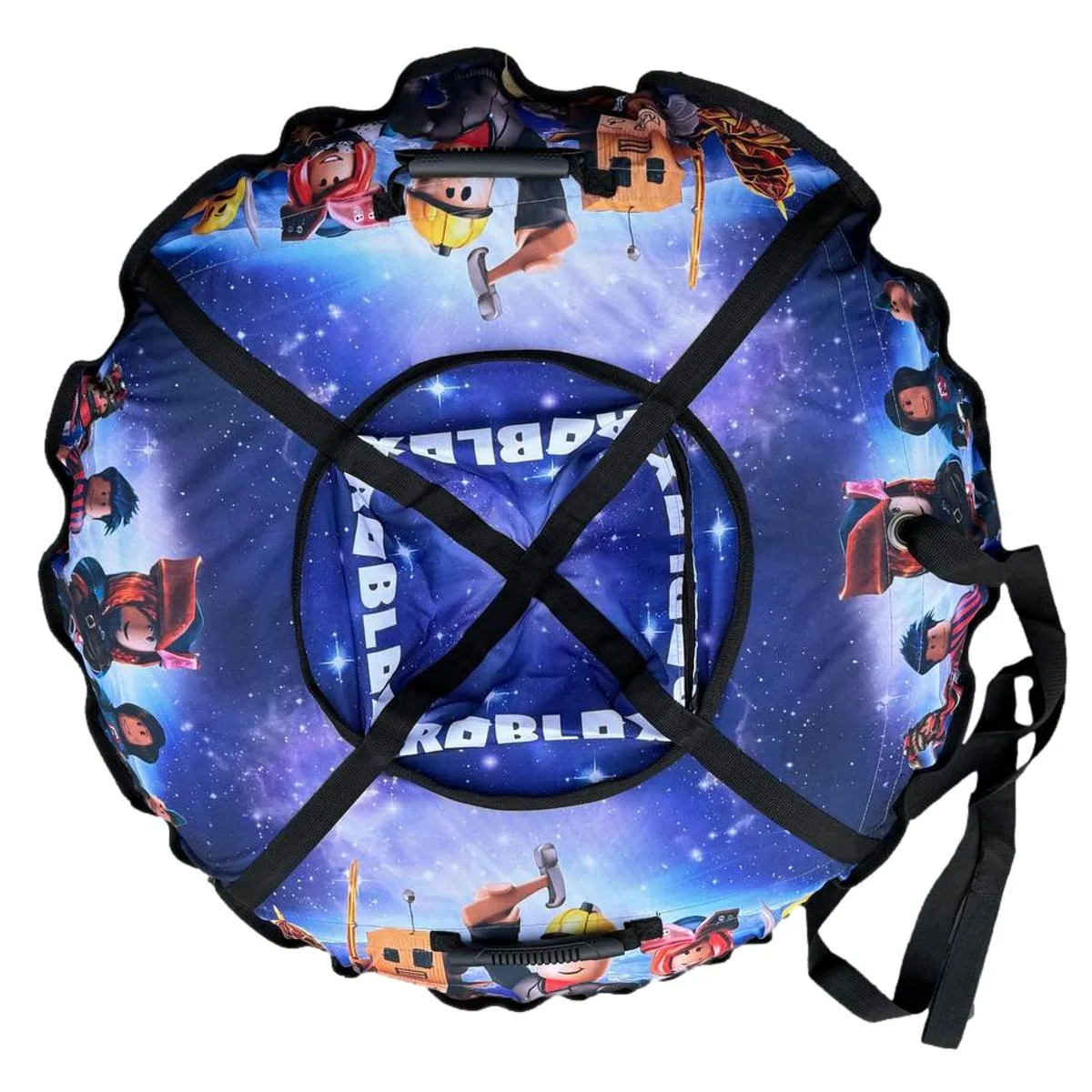 Тюбинг надувные санки ватрушка с камерой "роблокс" 120 см