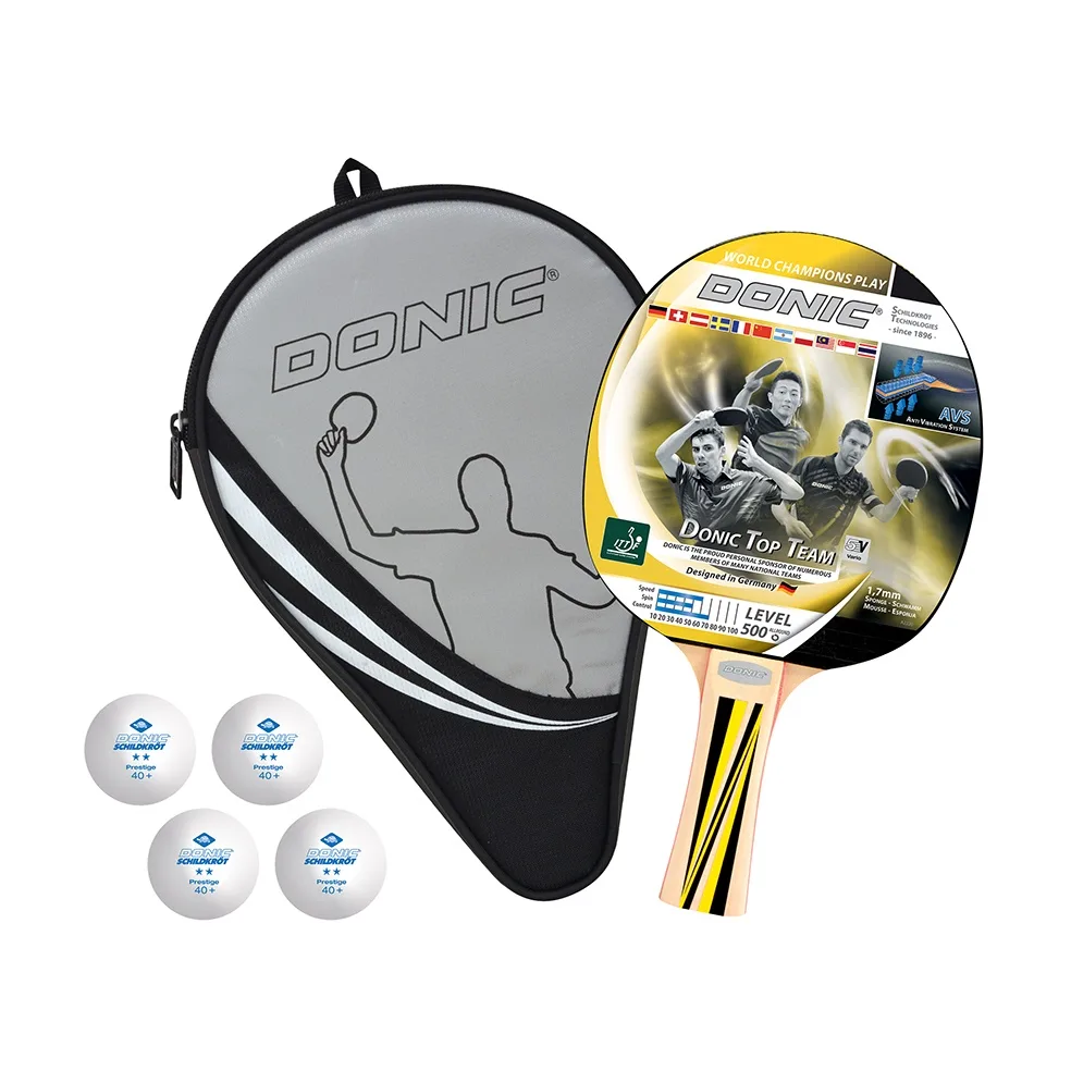 Набір ракетки для настільного тенісу Donic Top Team 500 (оригінал)