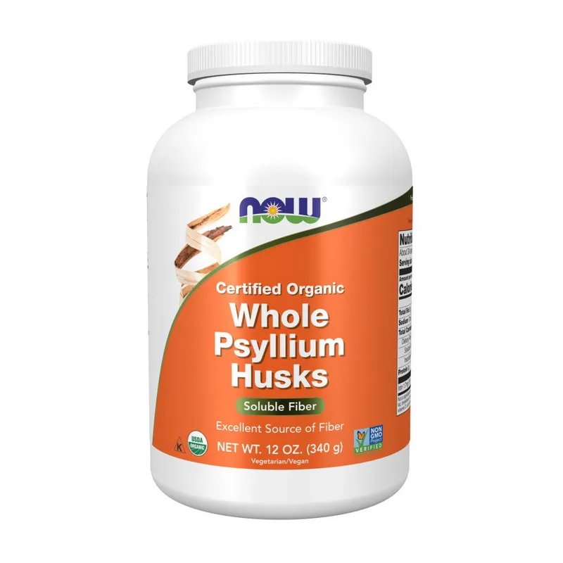 Whole Psyllium Husks Certified Organic - 340 г