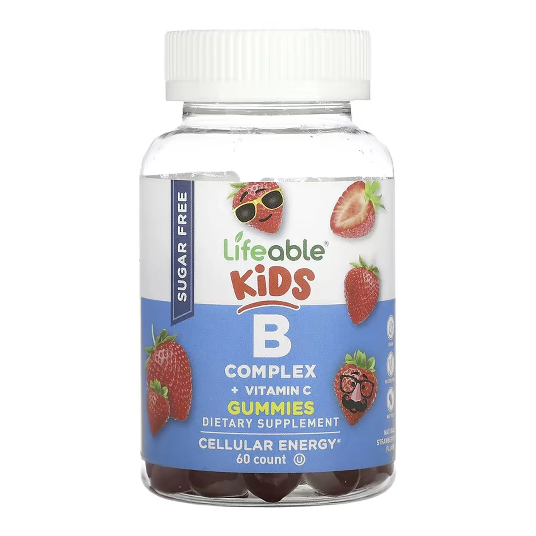 B Complex + Vitamin C Kids без цукру - 60 жуйок
