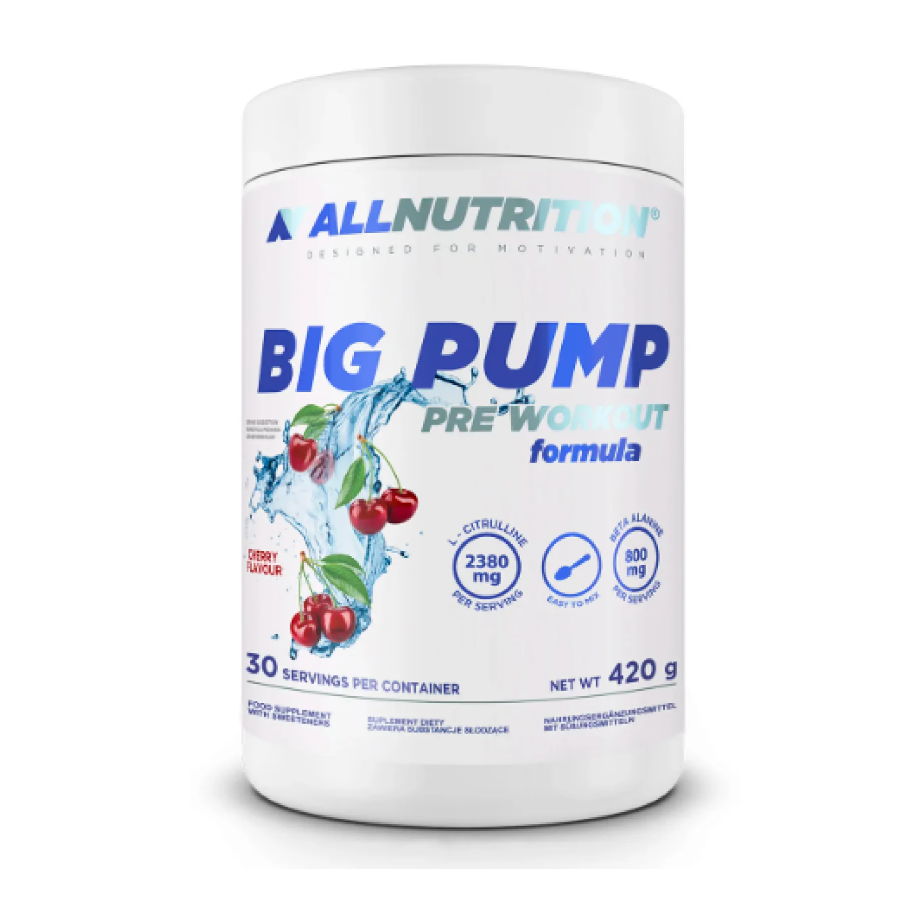 Big Pump Pre Workaut Formula - 420 г вишня