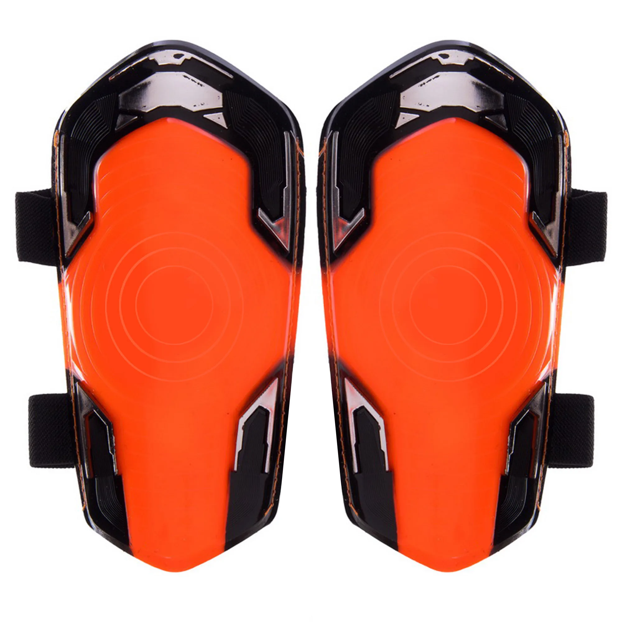 Щитки футбольні розмір M помаранчевий - M (19 см)